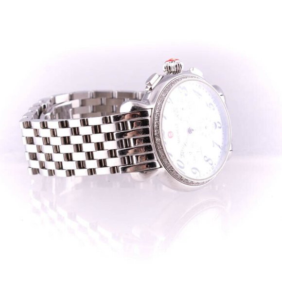 Michele 38mm Diamond Chronograph Watch!! main image 4